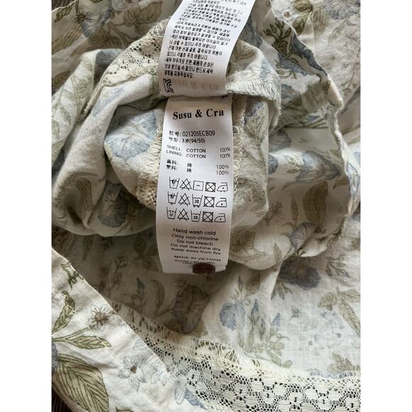 Susu &‎ Cra Luxury Brand 100% Cotton 3Y Button Back Dress - Picture 10 of 10